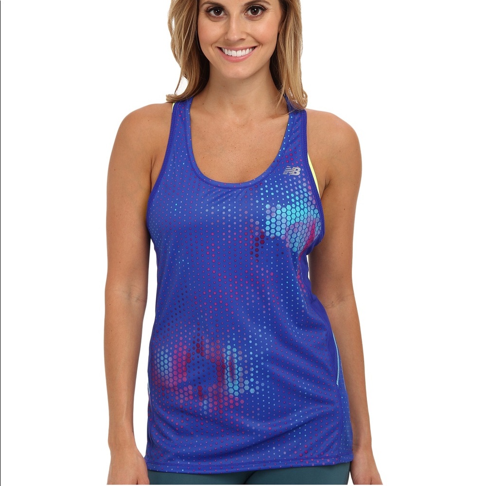 🔥LASTDAY 🔥New balance ice racerback print top